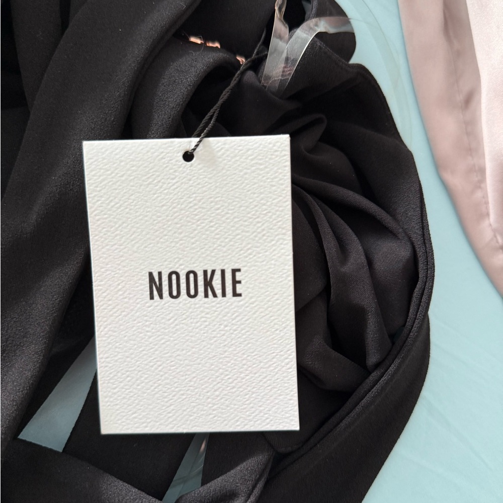 Elegant Black Evening Gown Nookie NWT Viva 2 way gown - Picture 3 of 11